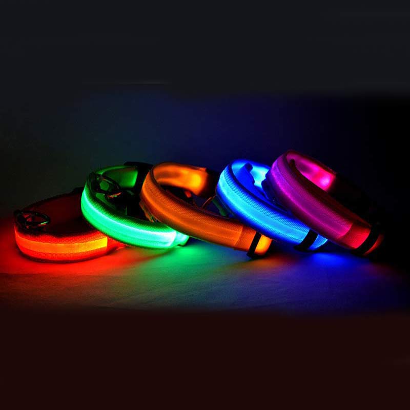 LED Halsband USB — Zichtbaar tot 500m in het Donker - thumbnail 3